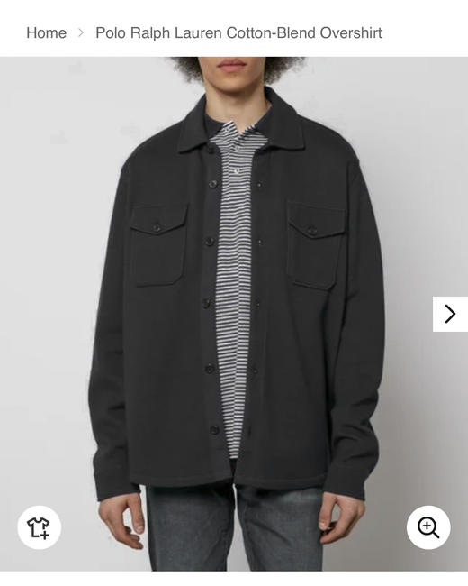 R.L Polo针织珠地网眼双面衬衫式外套 WT766 商品图2