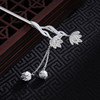 子佩集S990银【莲妆露裹】发簪【LFZ000017】纯银花丝2410 商品缩略图1