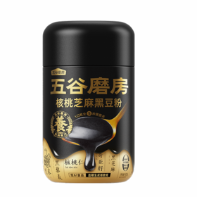 【限富临店】五谷磨房核桃芝麻黑豆粉620g  7442