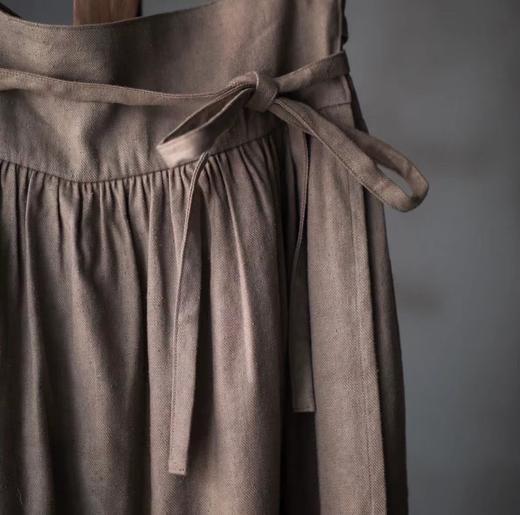 Mittan 2色可选绫纹织绢麻裹身裙半身裙(SK-06) 商品图2