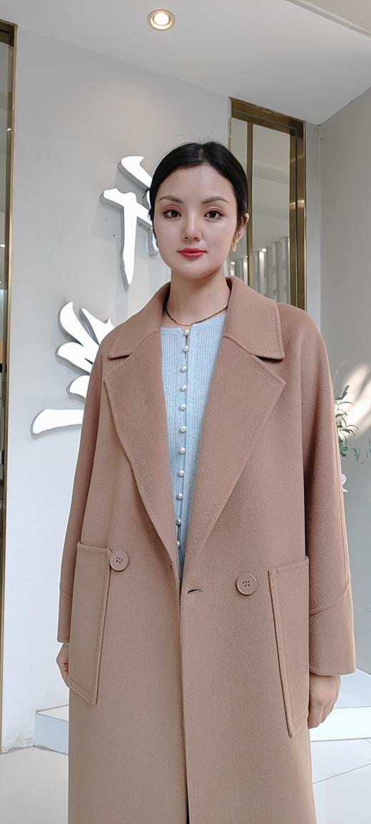 485990时尚气质款珍珠扣山羊绒开衫 商品图1