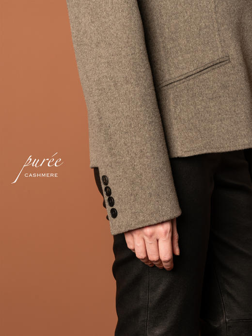 Puree｜#0728 弧形短上衣 [ 灰 / 白 / 绿] 商品图5