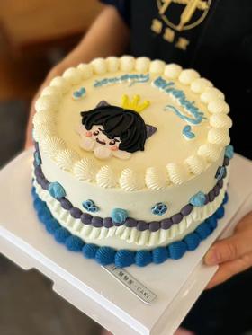蛋糕定制—小小王子手绘蛋糕