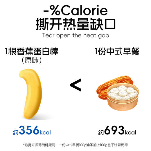 香蕉蛋白棒面包夹心蛋糕无蔗糖能量棒减低健康卡脂营养代早餐零食 商品图3