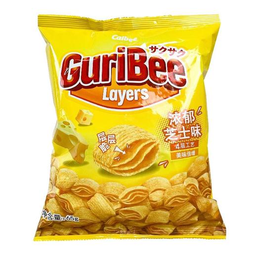 calbee牌 GuriBee芝士味层层脆 65g/袋 商品图0