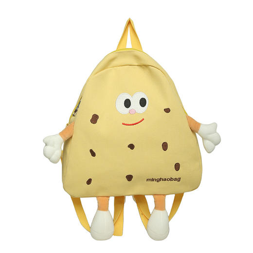 【YOUTO饼干少女包】卡通可爱曲奇饼干搞怪双肩包 少女学生卡通小书包女包日常旅行背包 商品图4