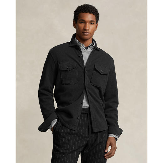 R.L Polo针织珠地网眼双面衬衫式外套 WT766 商品图0