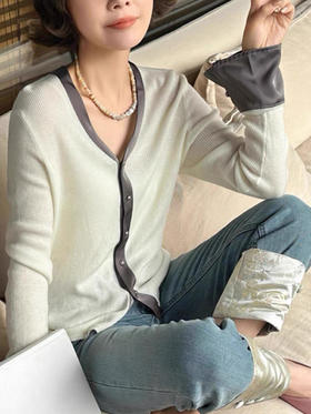 拼接细羊毛白色