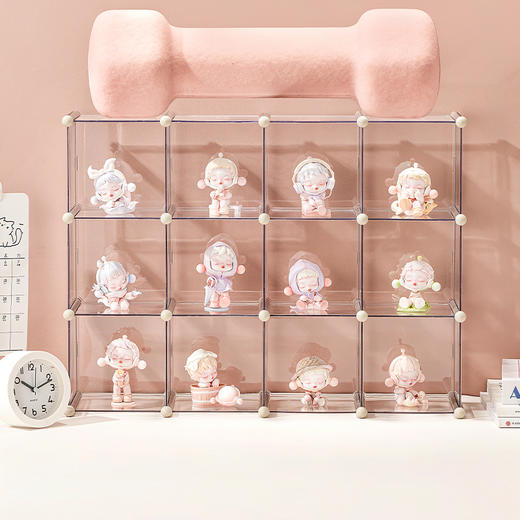 摩登主妇盲盒手办收纳盒乐高模型展示柜泡泡玛特展示盒透明亚克力 商品图0