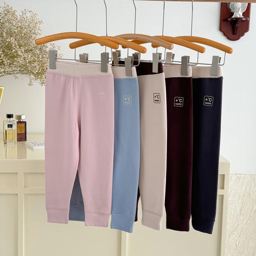 【49.9元任选2条 】秋冬新款儿童小奶皮保暖裤防风抗寒yi菌保暖男童女童90-160码聚 商品图1