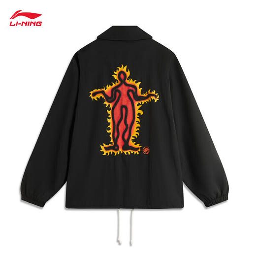 李宁反伍BADFIVE防泼水休闲外套男2024秋季新款宽松运动夹克AFDU209 商品图1