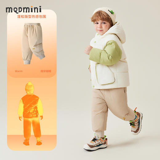 【清仓捡漏】【羽绒裤】【90-140】【MQDMINI】男童冬款羽绒裤儿童外穿保暖裤 商品图8