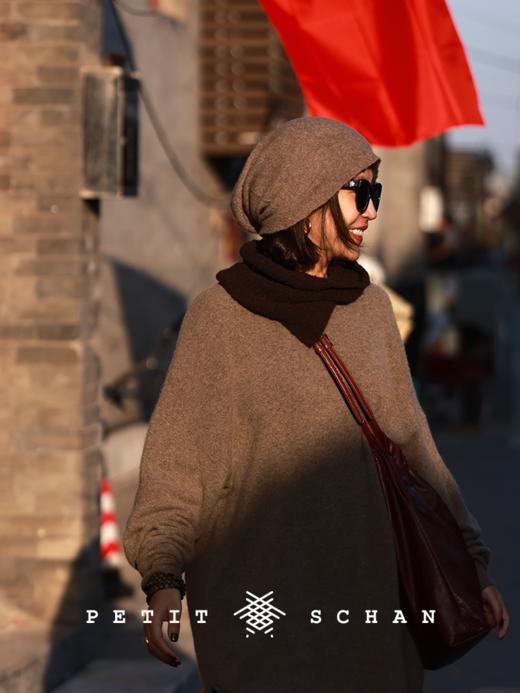 PETIT SCHAN小闪 #072 Natural charms are boundless 风月无边 羊绒小圈纱手工染色冷帽针织帽 商品图6