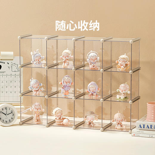 摩登主妇盲盒手办收纳盒乐高模型展示柜泡泡玛特展示盒透明亚克力 商品图3