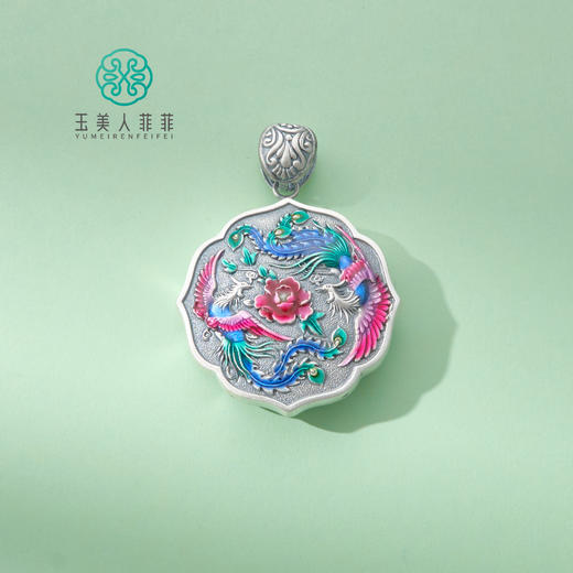 吊坠足银 玉美人菲菲HZ^足银吊坠 商品图0