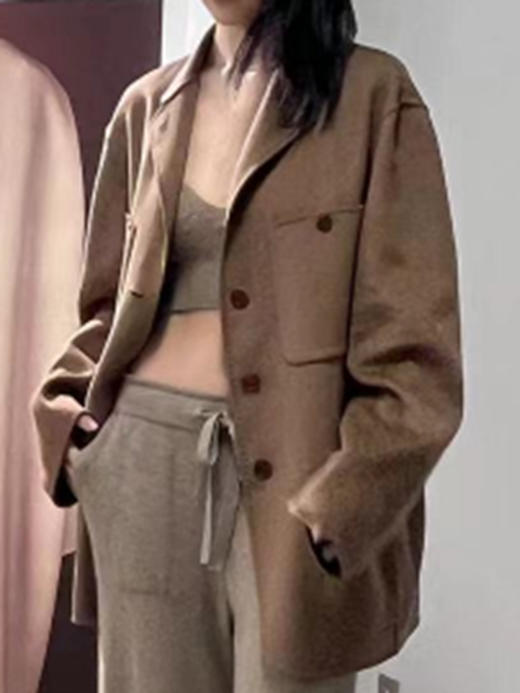 Puree｜#0118 Reversible Men’s Blazer 两面穿夹克 [ 驼 ] 商品图5