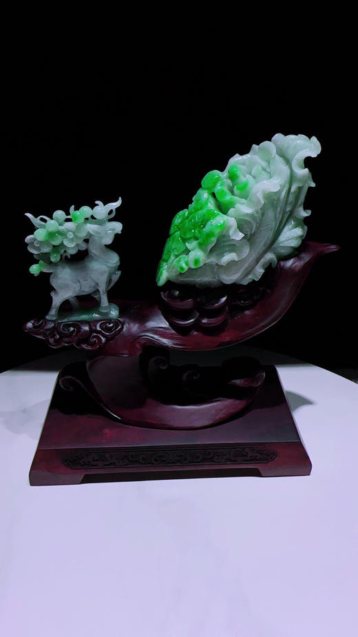 620460翡翠摆件【一路发财】 商品图5
