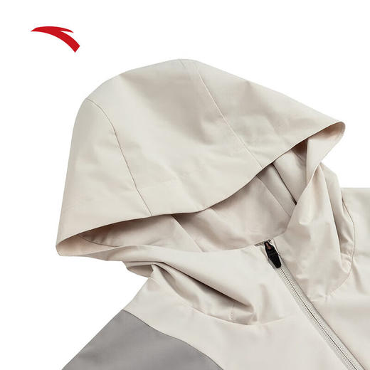 安踏（ANTA）防风外套丨运动外套男士秋季梭织夹克上衣风衣152437606N 松烟灰/白垩色-6 商品图2