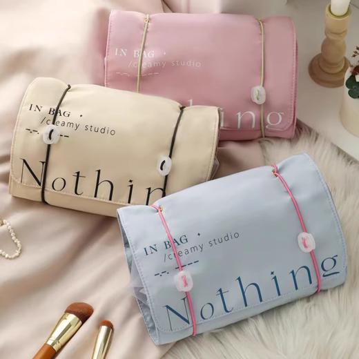 【折叠化妆品收纳】便携旅行外出化妆包高颜值 ins大容量可拆分化妆洗漱包 商品图0