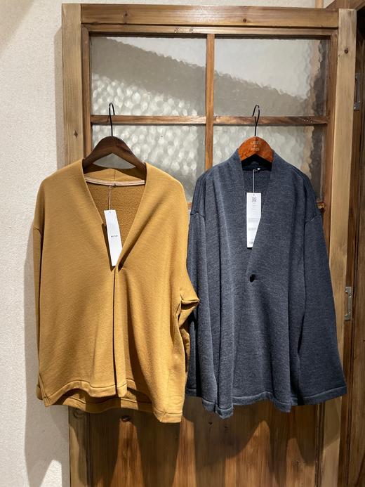 Mittan 2色可选高支数轻盈羊毛双面绒开衫​​外套(T-31) 商品图9