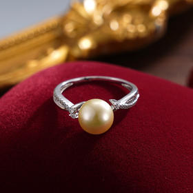 子佩集G14K海水珍珠戒指【R001813】K金珍珠2410