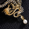 子佩集珍珠胸针【XXXZ218】龙图腾生肖镀金2410 商品缩略图3