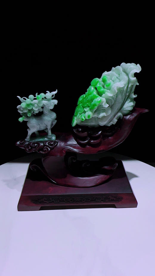 620460翡翠摆件【一路发财】 商品图2