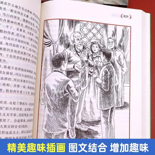 故乡鲁迅原著正版六年级必读课外书鲁迅经典作品朝花夕拾呐喊狂人日记全集杂文集小说散文集适合小学生六年级上册下册课外阅读书籍 商品图3