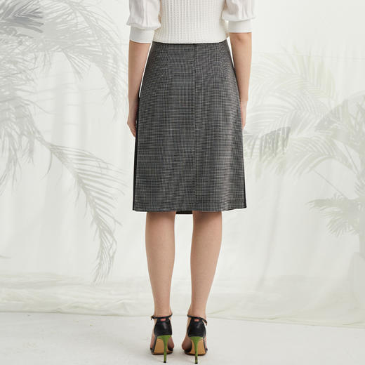 VIVIAN LIU薇薇安刘R2414001梅春女装新款拼接高级气质通勤半裙 商品图1