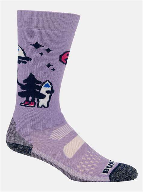 【六折清仓】美国Burton儿童单双板滑雪袜高筒保暖加厚美利奴羊毛袜100741 商品图4