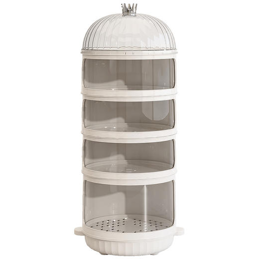 【加高5层防尘蒸罩】家用多层保温菜罩遮尘罩剩菜罩 餐桌物理保温分层保护罩 商品图4