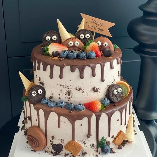 【趣味派对】双层定制蛋糕 商品图0