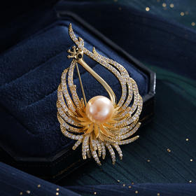 子佩集珍珠胸针【XXXZ219】守护镀金2410