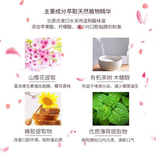Propolinse比那氏樱花复合温和漱口水家庭装600ml 商品图5