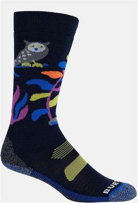 【六折清仓】美国Burton儿童单双板滑雪袜高筒保暖加厚美利奴羊毛袜100741