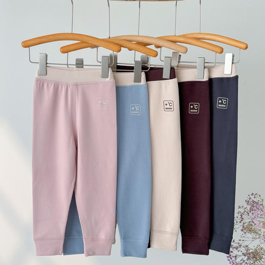 【49.9元任选2条 】秋冬新款儿童小奶皮保暖裤防风抗寒yi菌保暖男童女童90-160码聚 商品图0