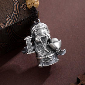 子佩集S999银【招财进宝】钥匙扣【DZ890】纯银小摆件仿古2410