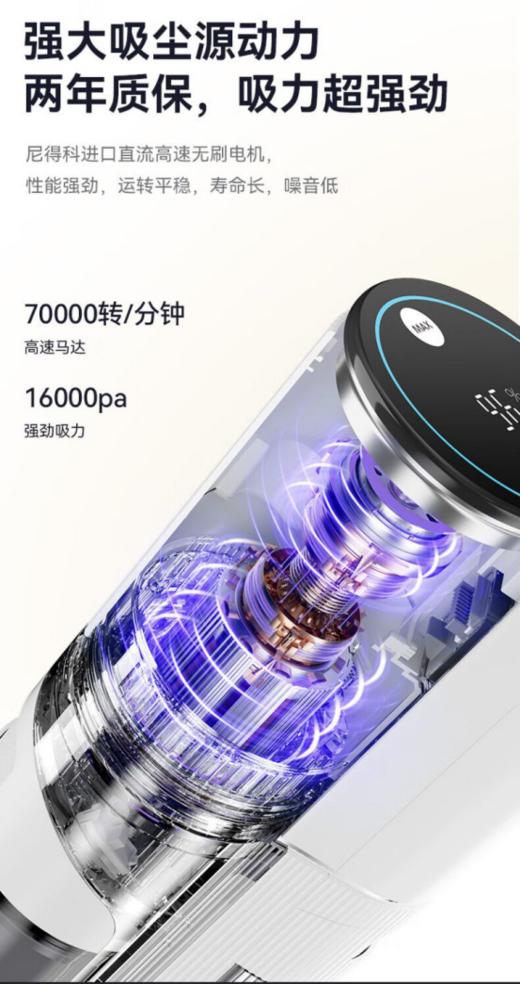 🌸【INXNI以内五合一多功能洗地机Z5pro】💰 ✅五合一多功能洗地机🍉（洗地/吸尘/除螨/扁吸/长吸）⭕️ ✅4000mAh 超长续航； ⚠️16000Pa超强飓风大吸力 商品图3