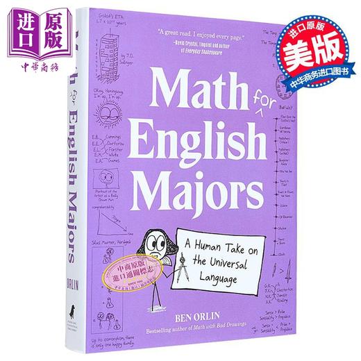 【中商原版】英语专业的数学 人类对通用语言的理解 英文原版 Math for English Majors Ben Orlin 商品图0