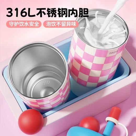 GOOM巨无霸保温杯2024新款高颜值大容量防漏吸管水杯茶水分离杯子 YD 商品图4