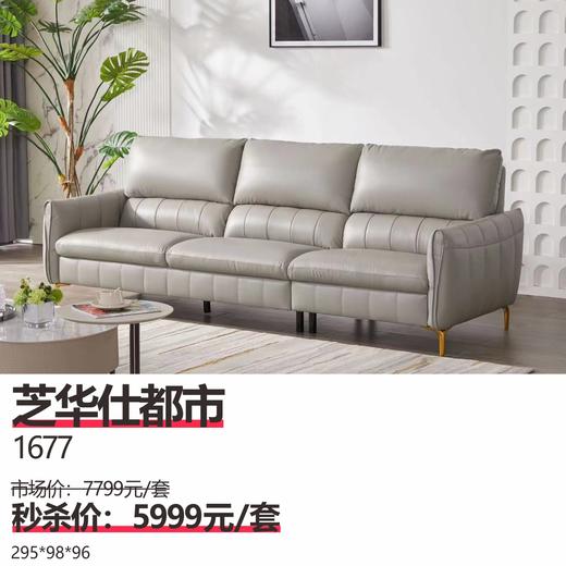 芝华仕都市  型号   1677   尺寸295*98*96 商品图0