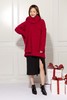 Kai & Kiera 酒红色针织长款上衣 10503 商品缩略图1