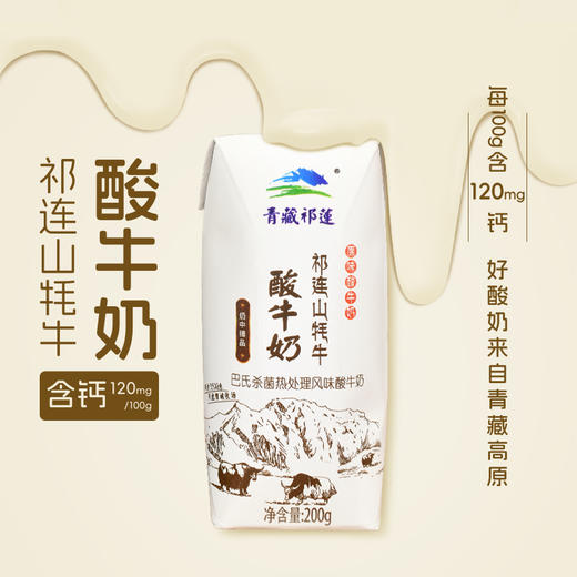 【酸奶莲续订】青藏祁莲酸奶200g*12支*8箱 一键下单 分期发货 商品图1