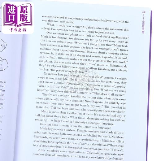 【中商原版】英语专业的数学 人类对通用语言的理解 英文原版 Math for English Majors Ben Orlin 商品图2