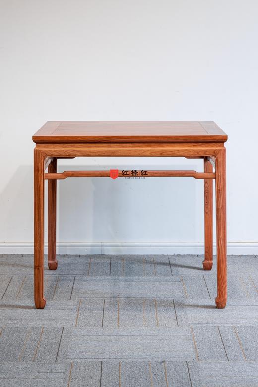 红桥红  家具严选  缅甸花梨（大果紫檀）【88 马蹄腿带束腰 休闲桌 五件套】 商品图6