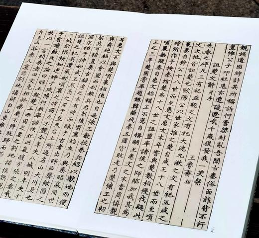 《诅楚文》，布面经折装，16开，历代法帖精粹编委会编，浙江古籍出版社2022年5月一版一印，定价300，售价98元。 商品图8