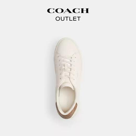 【自营】coach/蔻驰  新品奥莱女士HIGH LINE低帮休闲舒适运动鞋白色 CY198 XH8 商品图2