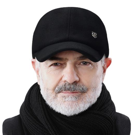 TZW-中老年护耳帽秋冬季帽子男冬天棒球帽户外防寒保暖鸭舌帽爸爸棉帽 商品图5