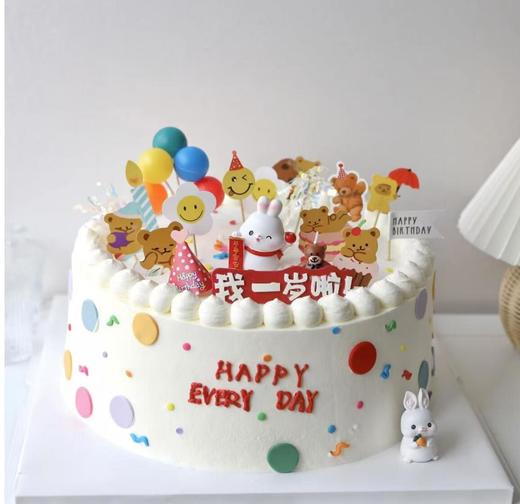 周岁生日蛋糕(点开“购买”有更多图片选择） 商品图3