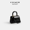 【自营】coach/蔻驰  女士经典标志皮革SAMMY 12号顶部手柄手袋 CP400 B4/BK 商品缩略图1